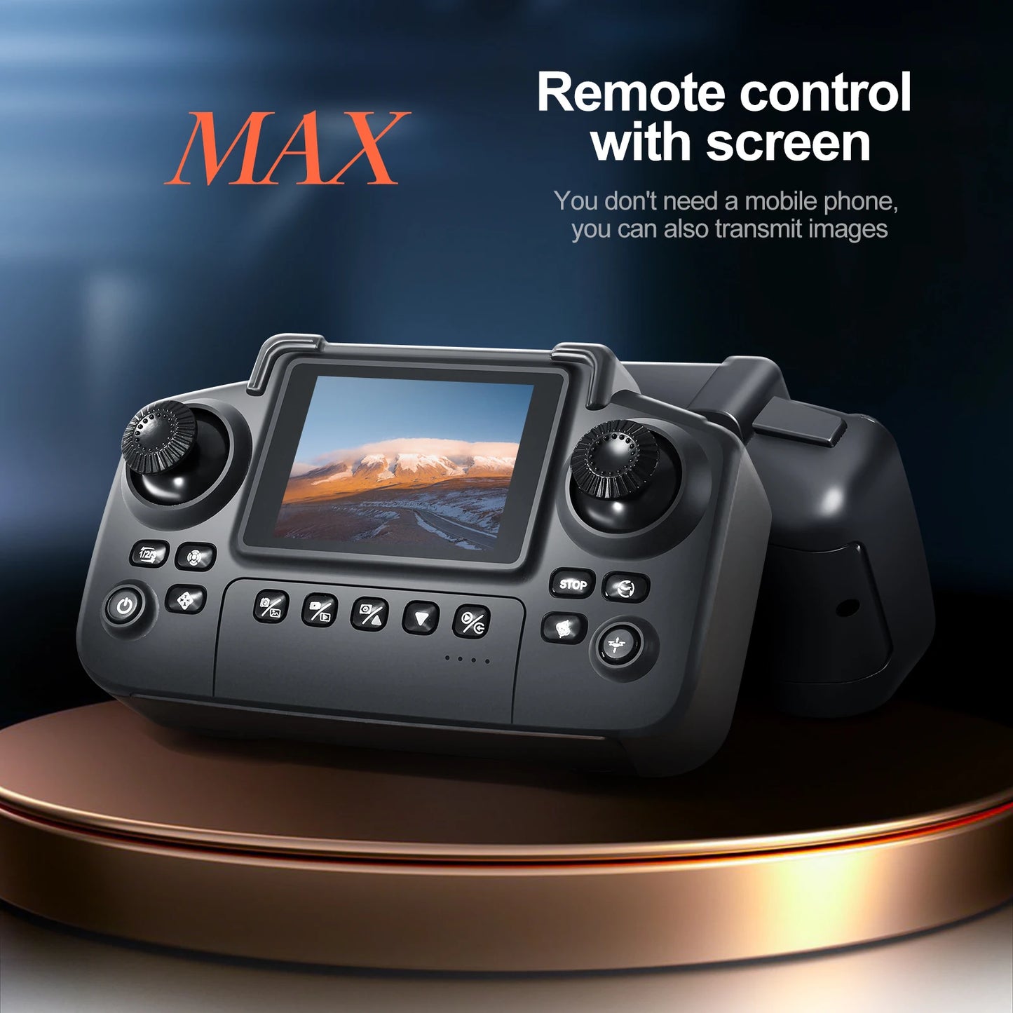 New E88 E99 Drone Remote Control with Screen Dual Camera