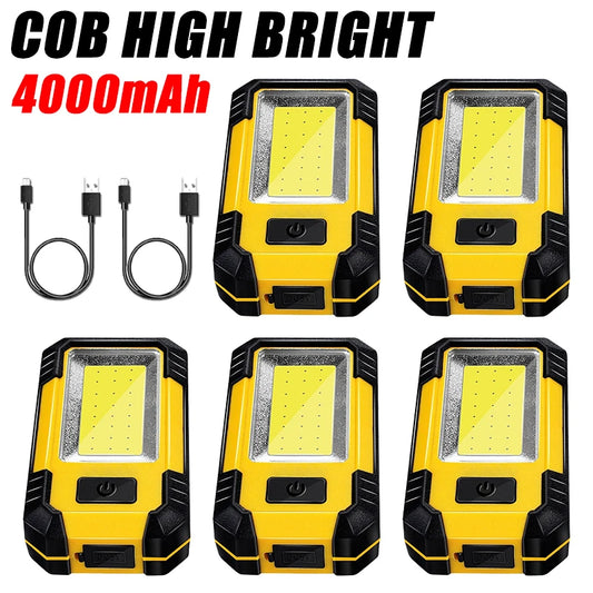 COB Worklight USB Rechargeable LED Flashlight