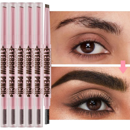 2 in 1 Professional Eyebrow Pencil Eye Makeup for Women