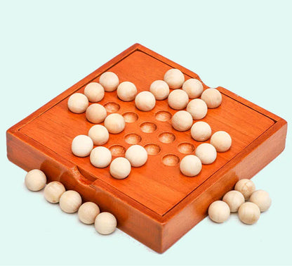 1 Set Europe Board Game Single Chess Peg Solitaire