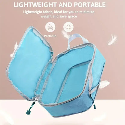Travel Compression Packing Cubes Suitcase  Organizer Set