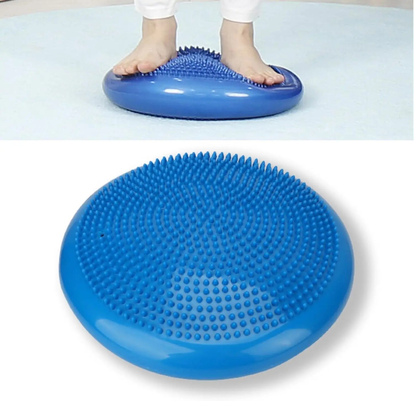 Thickened PVC Inflatable Yoga Balance Cushion Massage