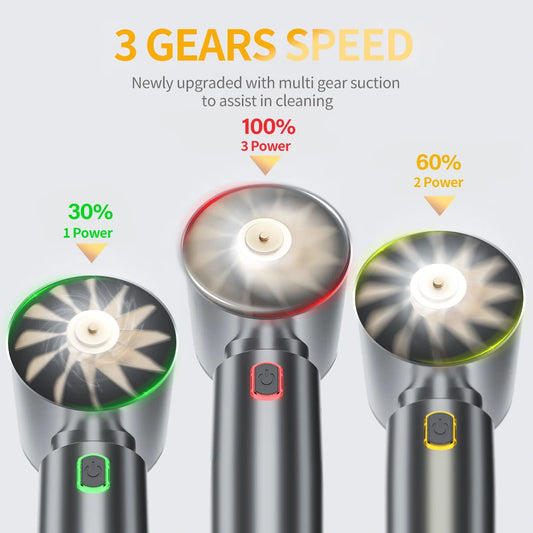 CENRR Portable Wireless Car Vacuum Cleaner Mini Powerful