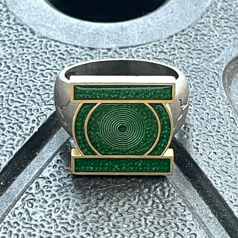 Lanterns Green Lantern Corps Ring Metal Cosplay