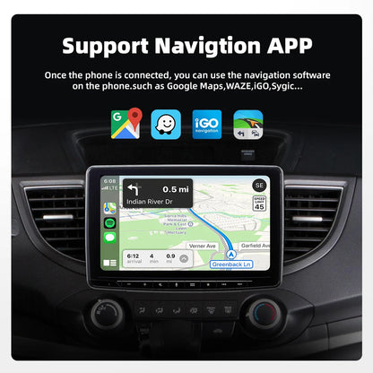 2in1 Wired To Wireless CarPlay Adapter Android Auto Dongle