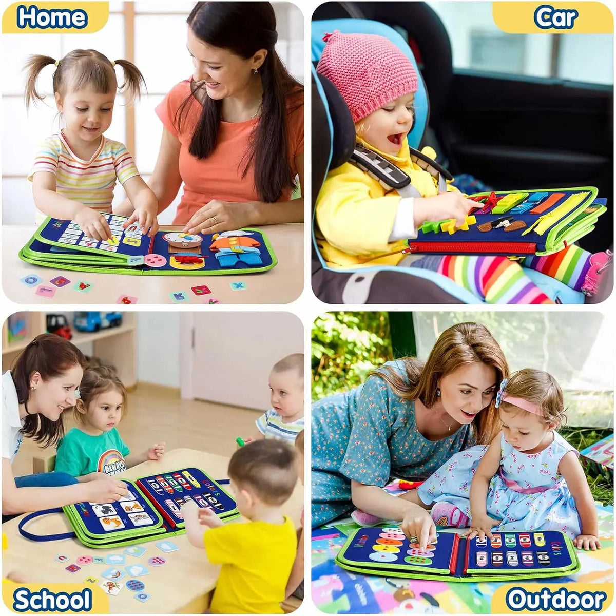 Sensory Play Board Busy Board Montessori Leaning Toys