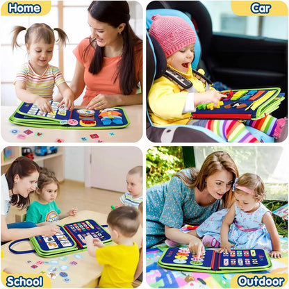 Sensory Play Board Busy Board Montessori Leaning Toys