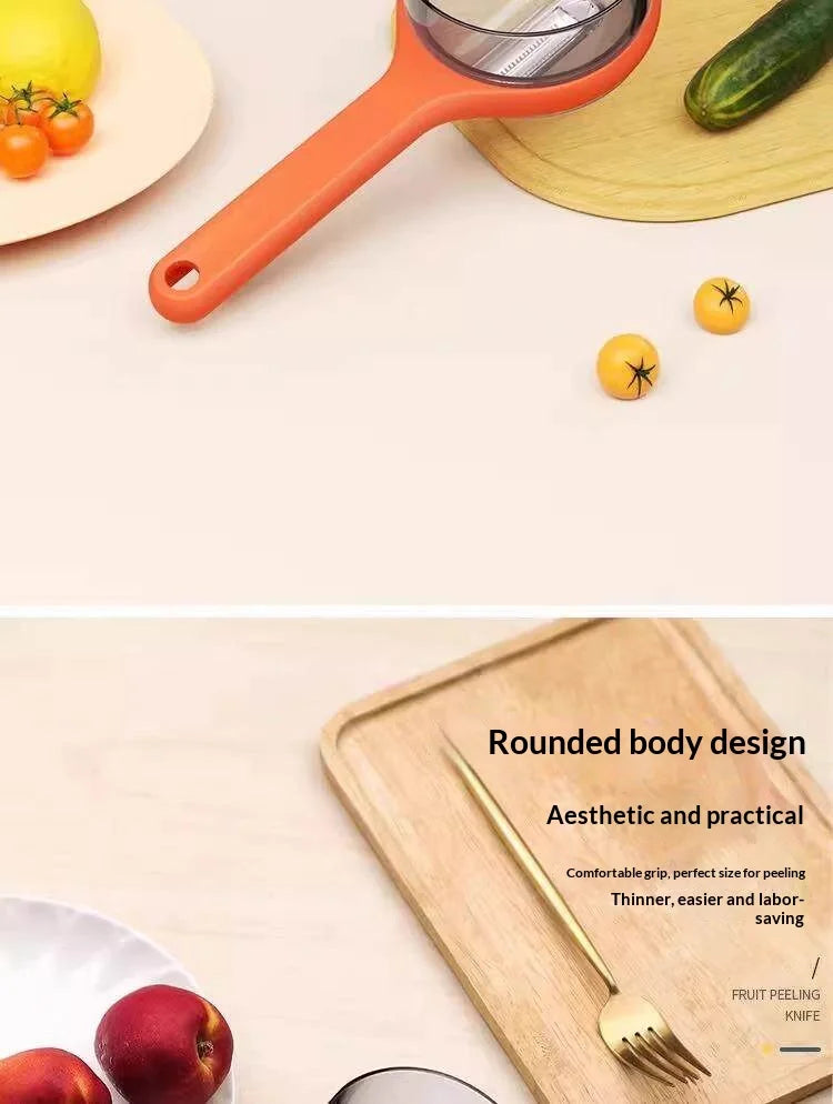 Storage‑Type Fruit Vegetable Peeler With Peel Container
