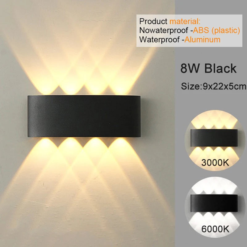 LED Wall Sconces Modern Indoor Outdoor Lamp Decor