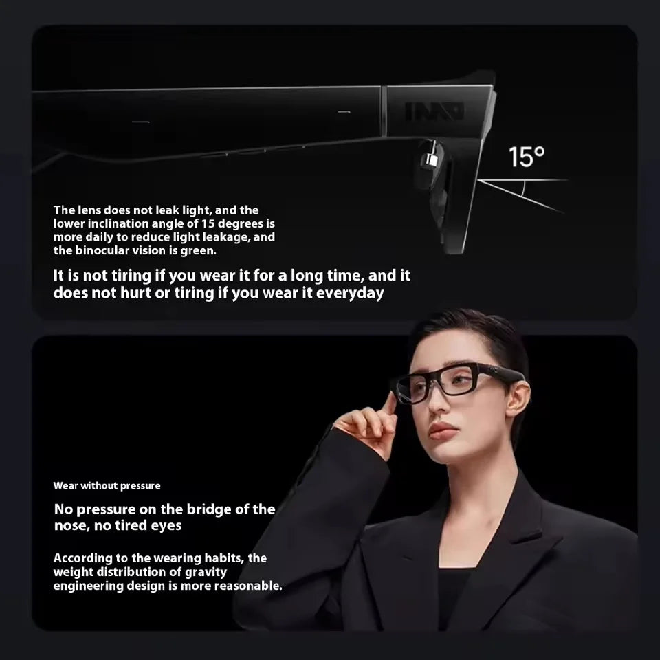 INMO Go2 Smart AR Translation Glasses Wireless AI Assistant
