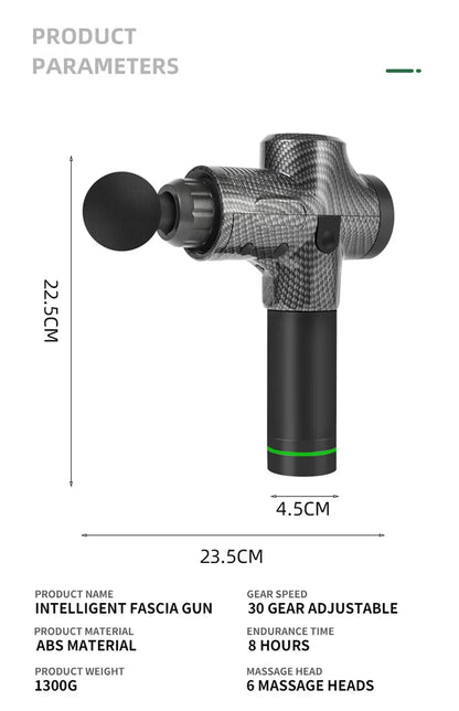 Fascial Massage Gun Electric Percussion Pistol Massager