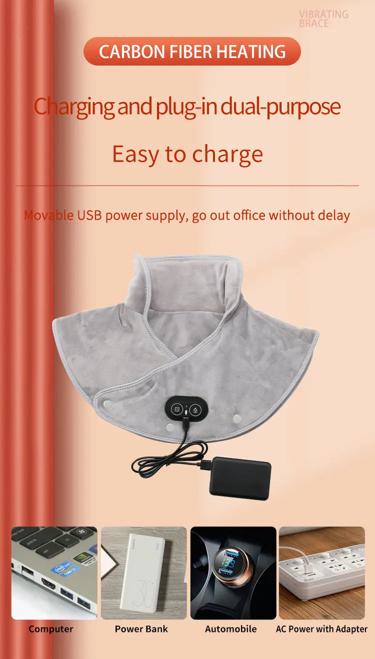 Electric Heating shoulder Neck Pad Massager