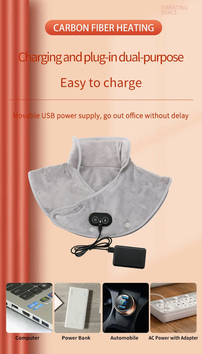 Electric Heating shoulder Neck Pad Massager