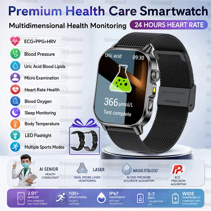 New ECG+PPG Smart Healthy Diagnosis Surveillance For Men