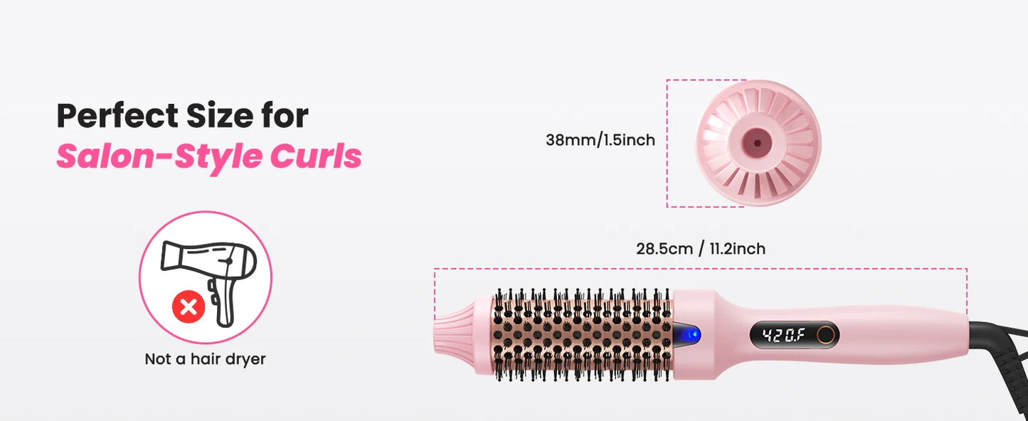 Thermal Brush Blowout Boost 1.5 inch Heated Round Brush