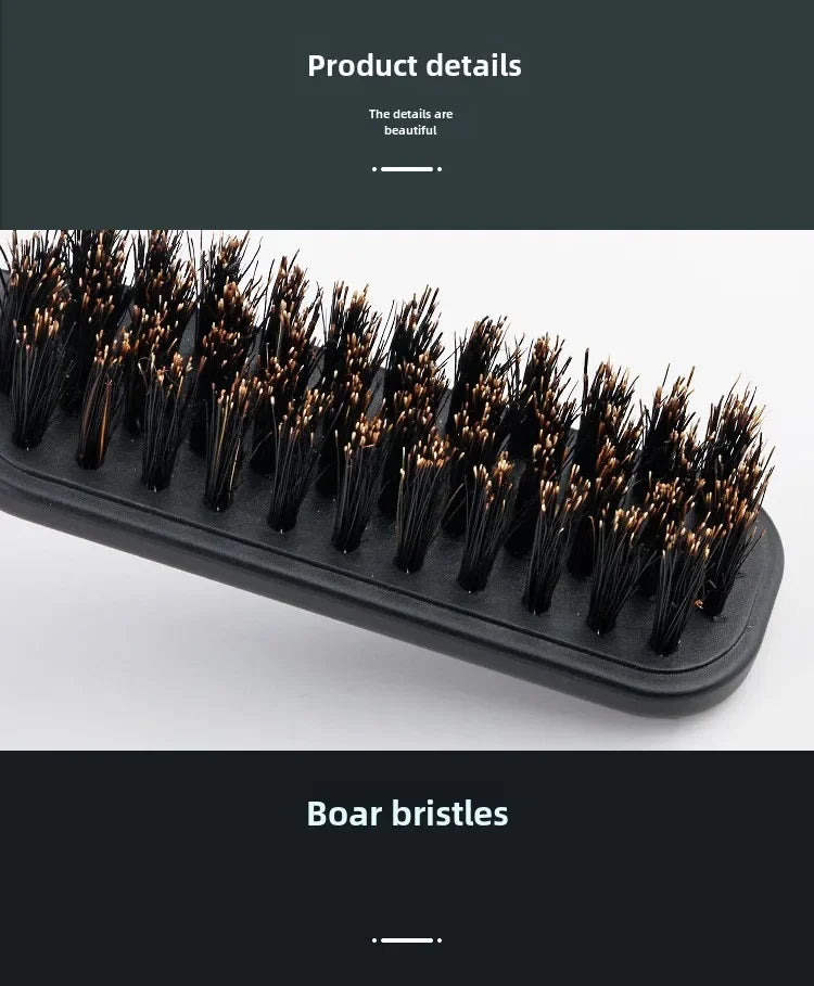 Soft Boar Bristle Beard Brush Hairdressing Hair Styling
