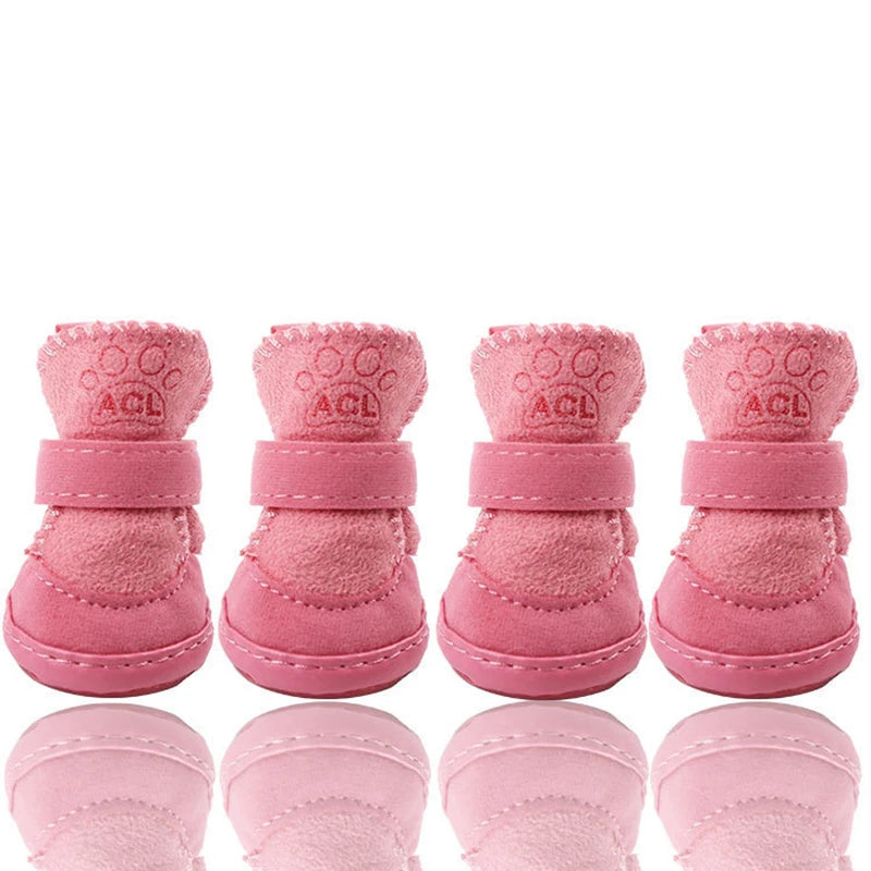 Pet Shoes Winter Warm Shoes Walking Sneakers
