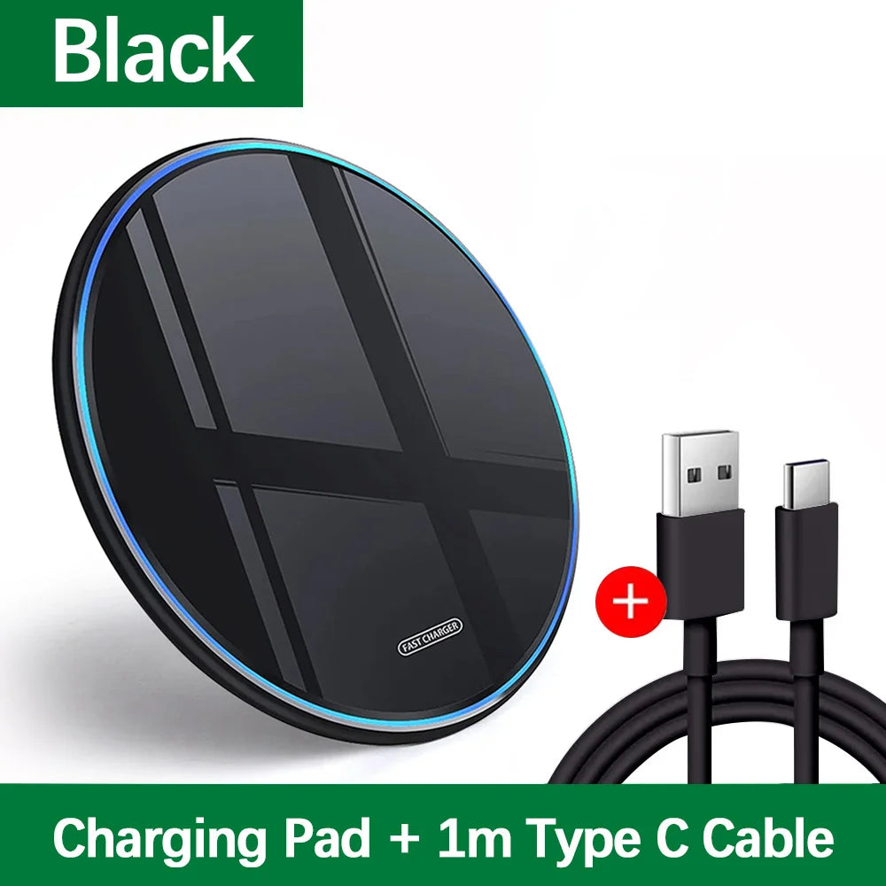 30W Wireless Charger Pad Phone Chargers Induction Fast Charging