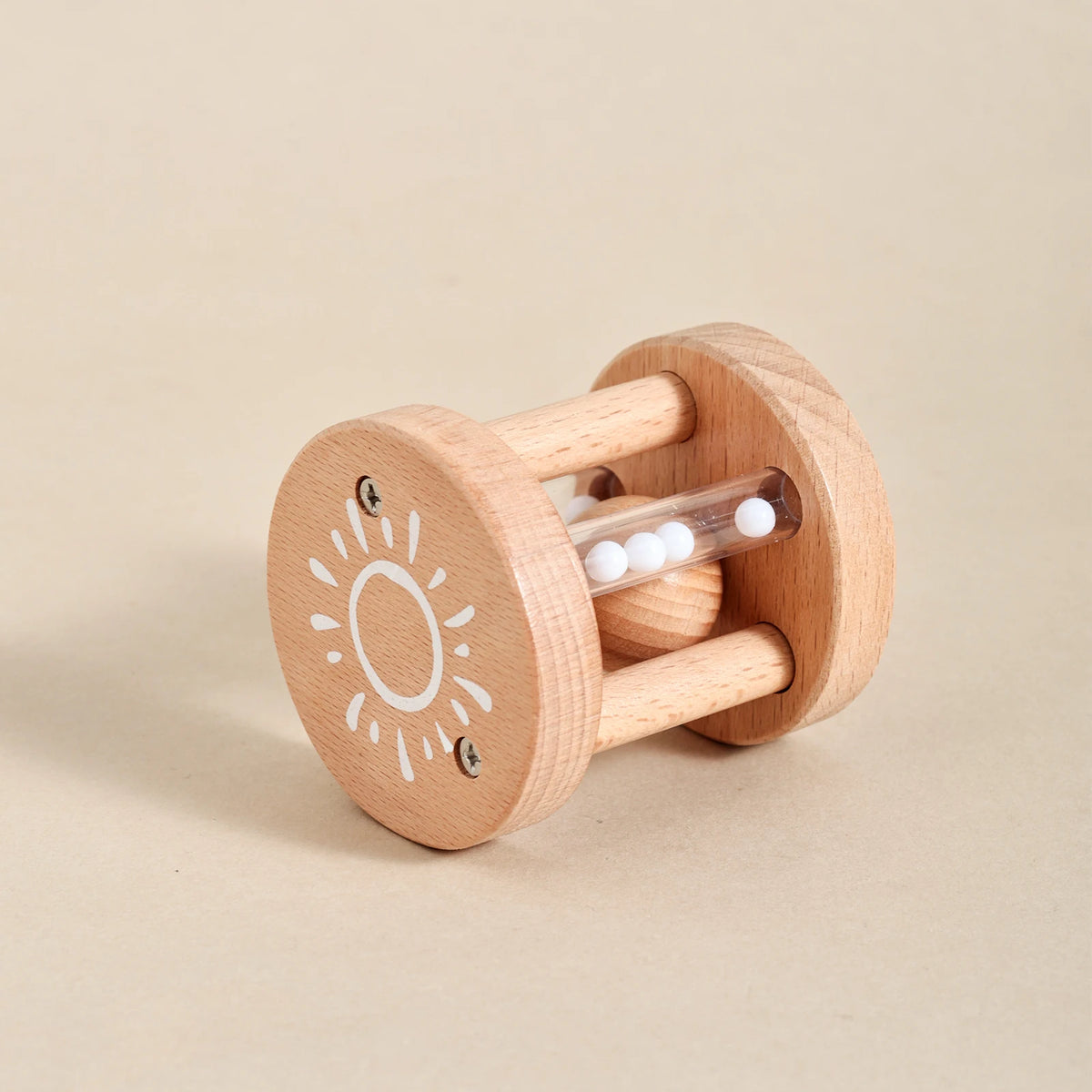 Montessori Wooden Toy Multicolor Xylophone Bell Beads