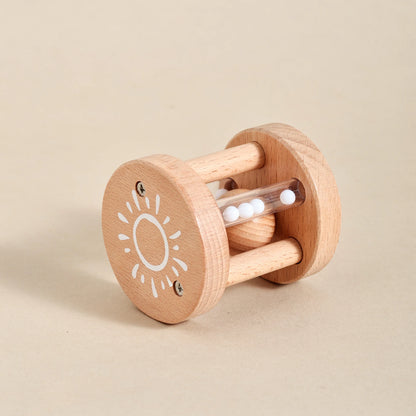 Montessori Wooden Toy Multicolor Xylophone Bell Beads