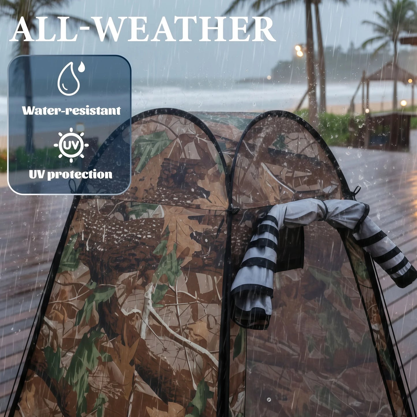 Pop-Up Portable Privacy Tent Outdoor Shower Tent