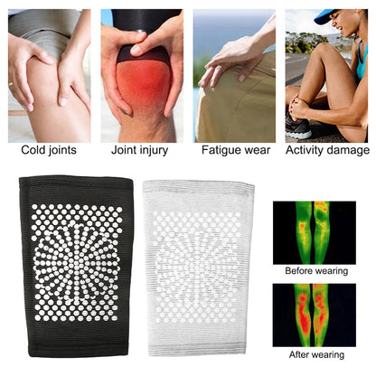 1 Pair Self Heating Support Knee Pads Knee Brace Warm