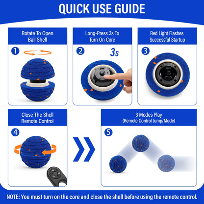 Smart Interactive Dog Toy, E-TPU Toy Ball for Aggressive Chewers