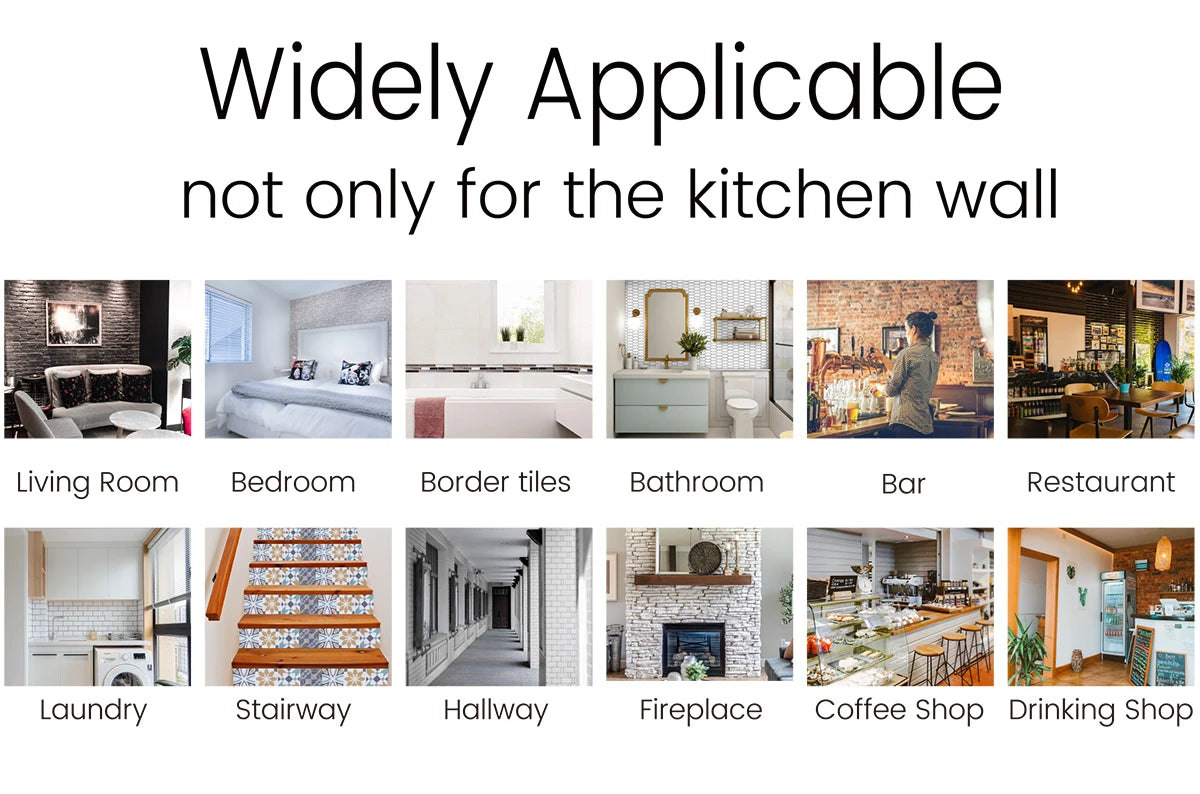 Subway Wall Stickers Peel and Stick 3d Brick Vinyl