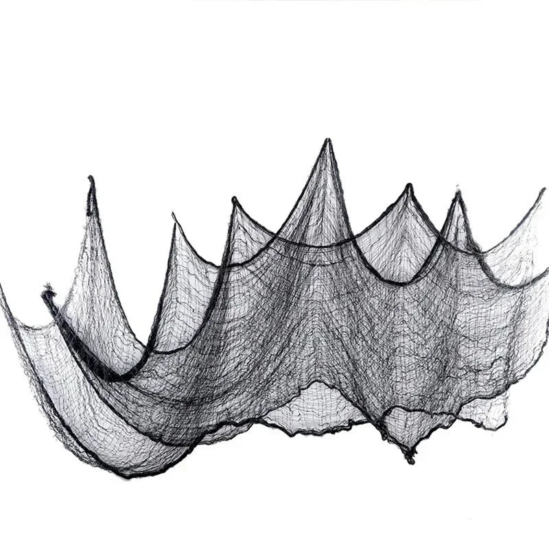 Halloween Decorations Black Creepy Gauze Cloth
