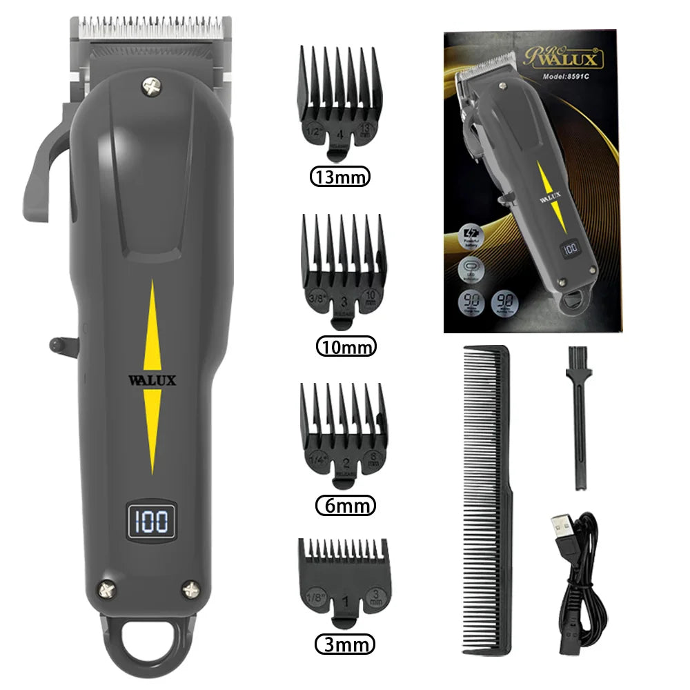 Professional Hair Clipper Lithium Battery Trimmer
