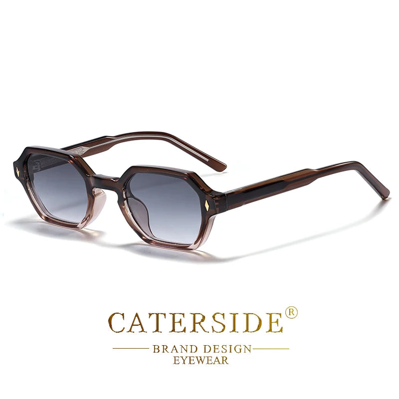 Punk Polygonal Men Sunglasses Personalized Design Square