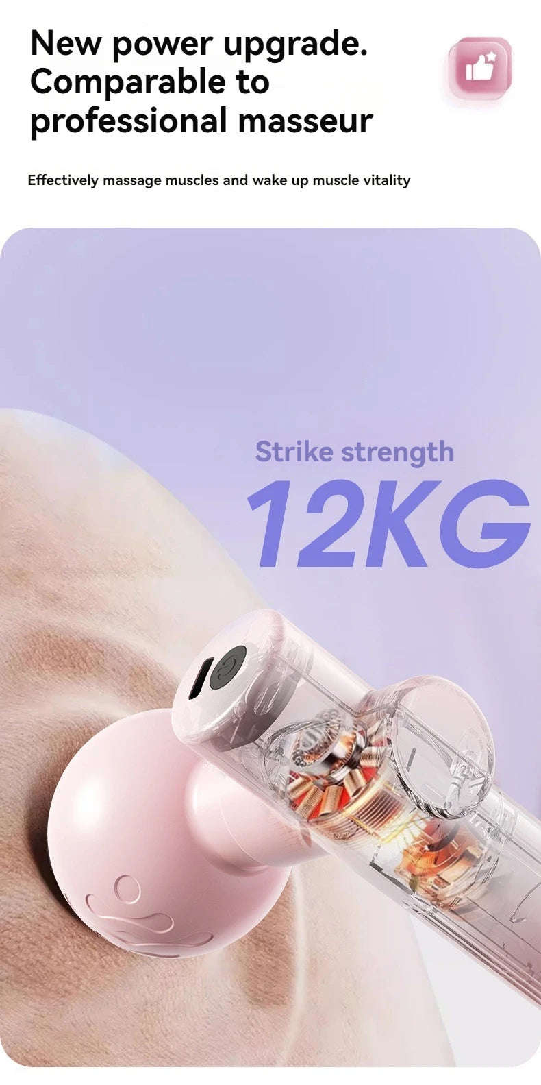 New USB Mini Massage Gun Fascia Machine Muscle Relaxation