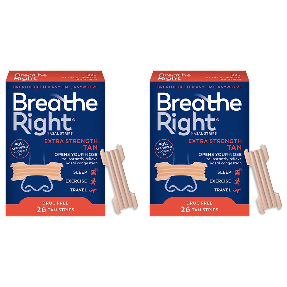 26/52/78 Pcs Breathe Right Nasal Strips