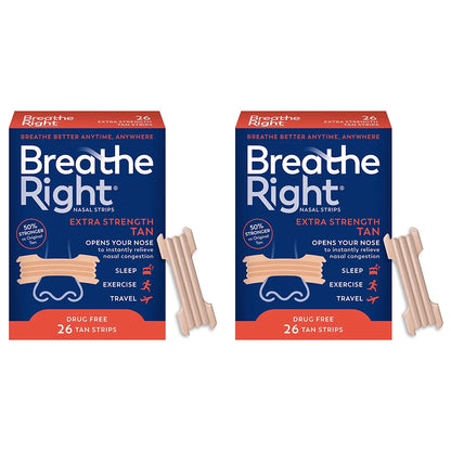 26/52/78 Pcs Breathe Right Nasal Strips