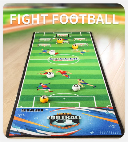 Interactive Bowling and Curling Mat Game Fun Football-Inspired