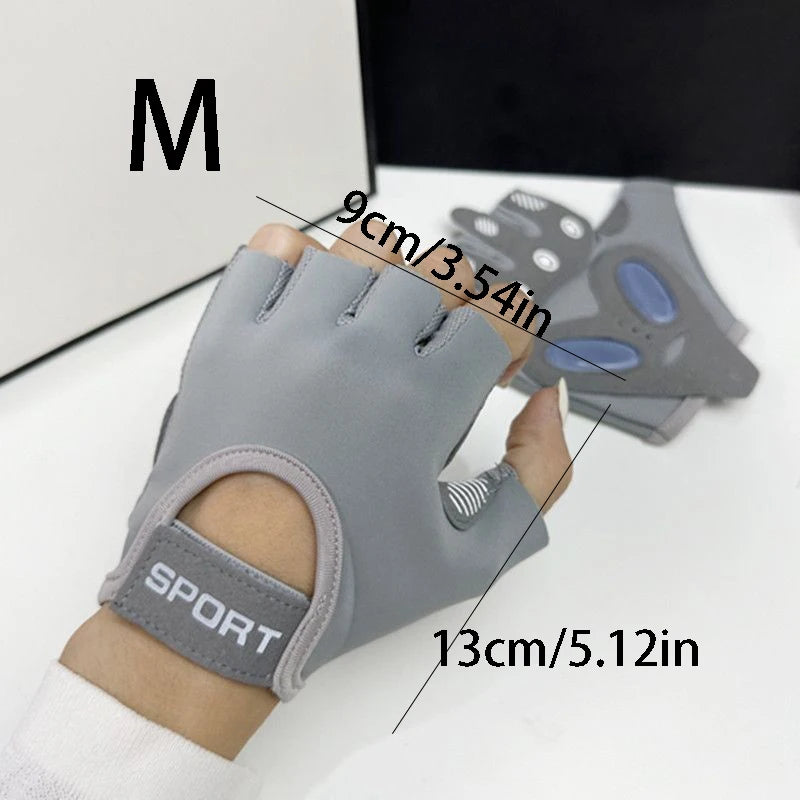 Fitness Cycling Gloves Men Women Anti Slip Shock-Absorbing