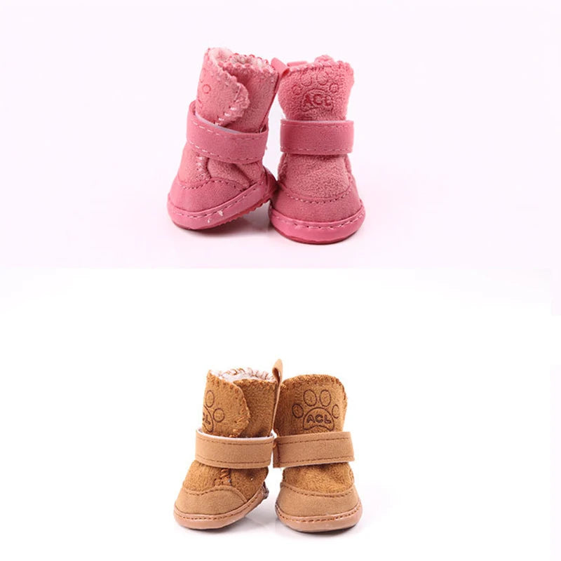 Pet Shoes Winter Warm Shoes Walking Sneakers