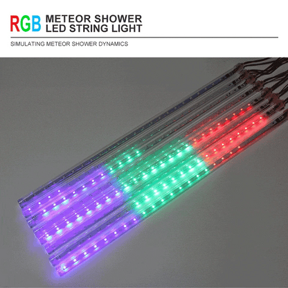 Outdoor LED Meteor Shower Lights Falling Rain Drop