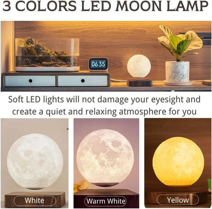 Levitating Moon Lamp, Magnetic Floating Moon Lamp