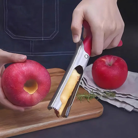 Stainless Steel Apple Corer Remover Fruit Core Digging Tool