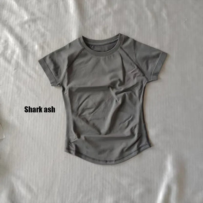 Quick Dry Women's Workout Shirts Short Sleeve Gym