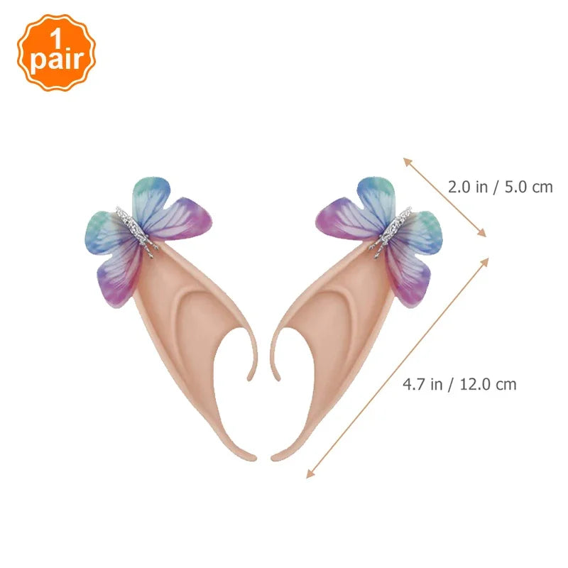 Latex Elf False Ears Fairy Angel Butterfly Ears