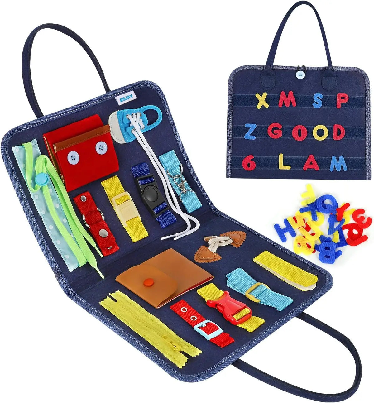 Sensory Play Board Busy Board Montessori Leaning Toys