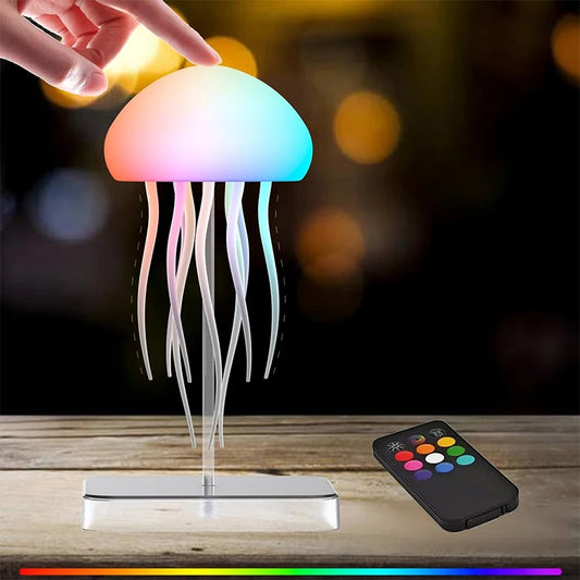 LED Jellyfish Lamp with 9 Tentacles 2 Working Modes