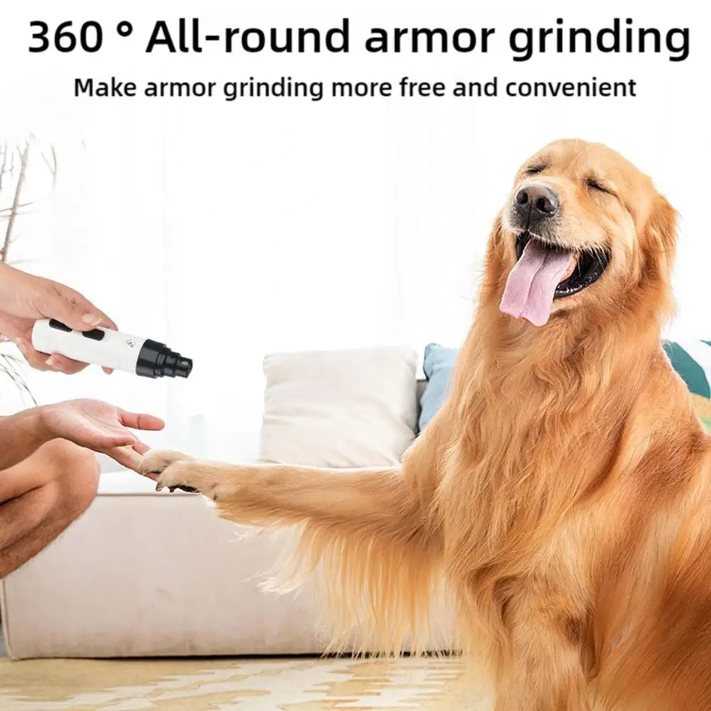 Electric Pet Nail Clippers USB Rechargeable Nail Grinder