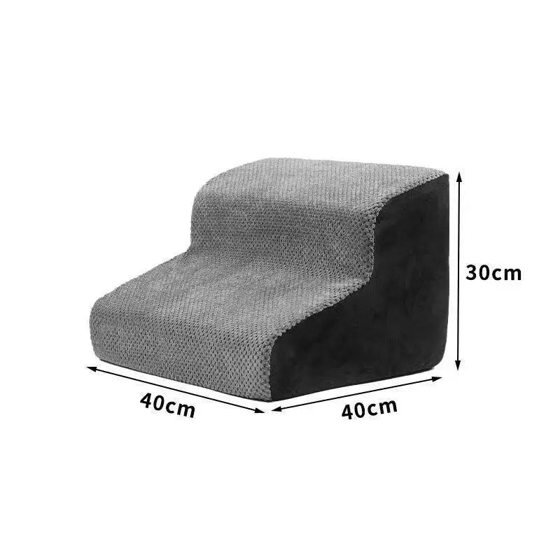 Pet 2/3 Steps High Density Foam Dog Secure Stairs Ramps