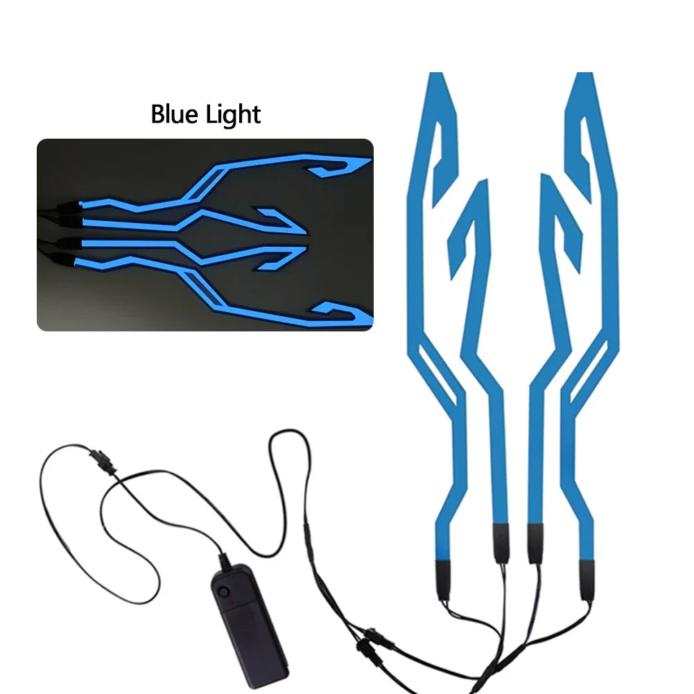 Waterproof LED Cold Light 4-in-1 Helmet Strip