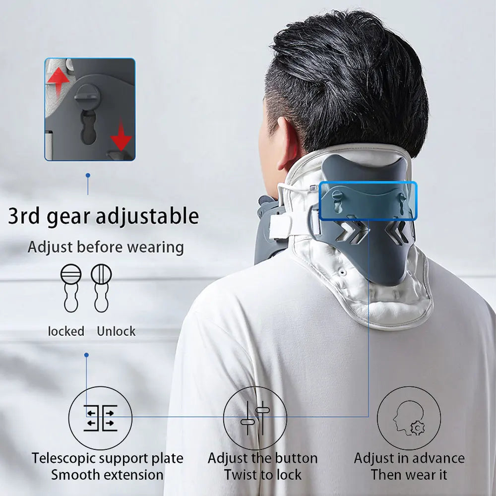 Cervical Neck Traction Device Airbag Support for Neck Pain Relief