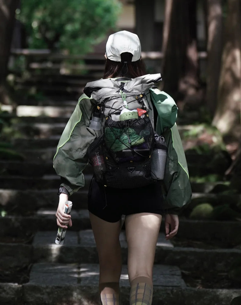 Camping Backpack 25+10L Large Capacity Travel Bag Outdoor