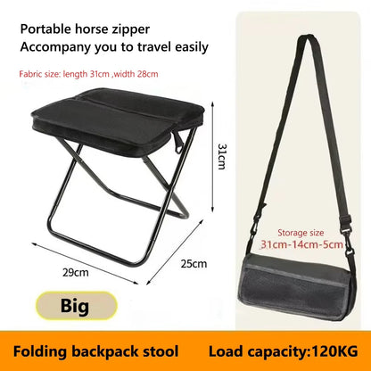 Folding stool for outdoor leisure camping,